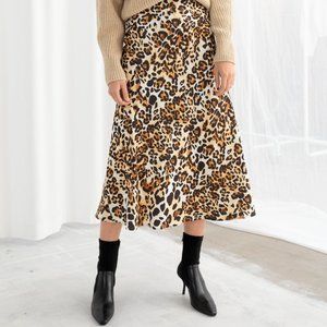 Animal  Print Midi Skirt size 6